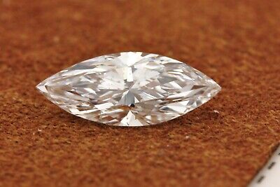 GIA certified marquise diamond 0.54ct D color SI1 9.48x3.91x2.70mm loose new