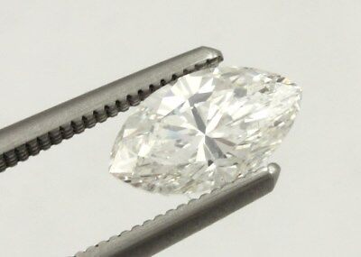 GIA 0.85ct marquise loose diamond E/SI2 Good/Good 8.51 x 4.72 x 3.45 mm estate