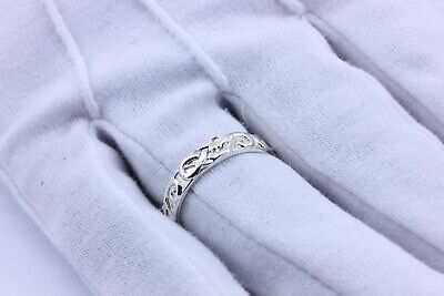 sterling silver men's ring size 11.25 dragon Celtic wedding band 5.09g 5mm