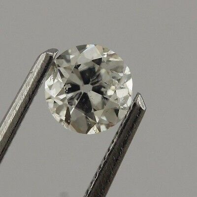 GIA Certified .44 ct European Cut diamond J I1 4.66-4.81x3.00mm estate vintage