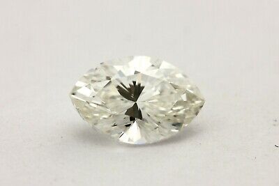 GIA cert diamond marquise brilliant 0.64 carat I color VVS1 6.98x4.55x3.29mm