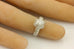GIA 0.55ct E SI2 round brilliant diamond platinum engagement ring engraved NEW