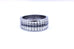 14k white gold black diamond 2.48ctw man's ring size 10.5 band 8.7dwt 9.75mm new