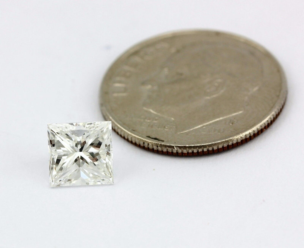 NEW GIA certified 1.20 ct princess cut diamond F VS2 5.89 x 5.79 x 4.21 mm loose