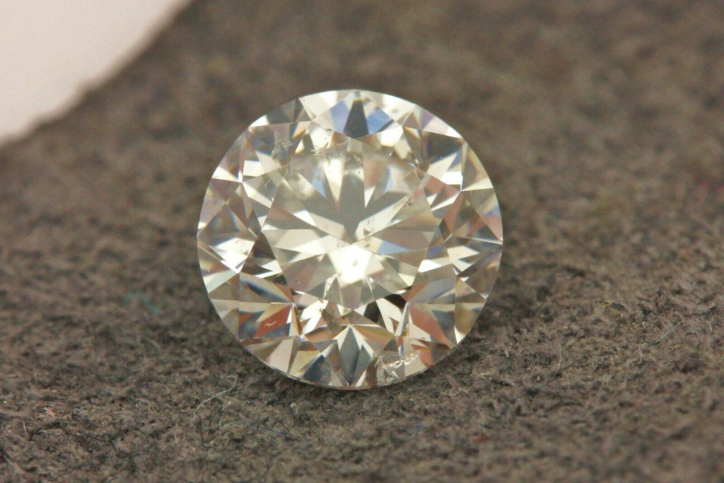 natural diamond loose round brilliant cut 0.90 carat E SI2 EGLUSA 6mm new