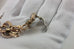 Estate Platinum 10k Rose gold .86ctw diamond butterfly clip on earrings vintage