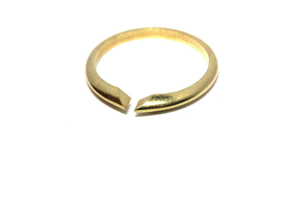 18k yellow gold 2.5mm ring shank engagement ring setting new 1.95g