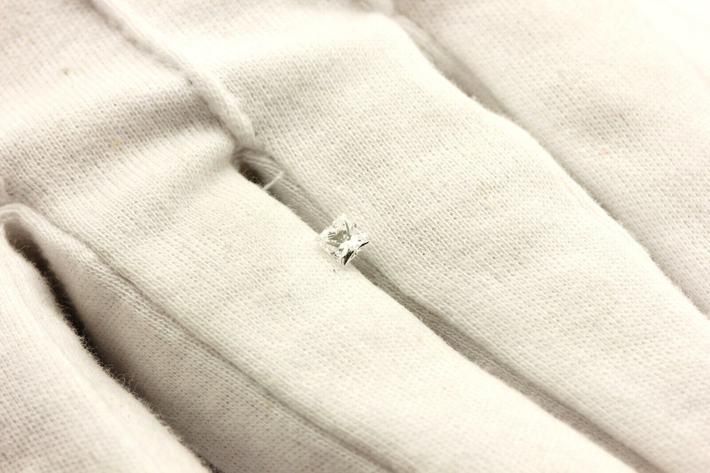 GIA princess cut diamond 0.38ct Ecolor VS1 4.16x3.87x2.91mm estate loose natural