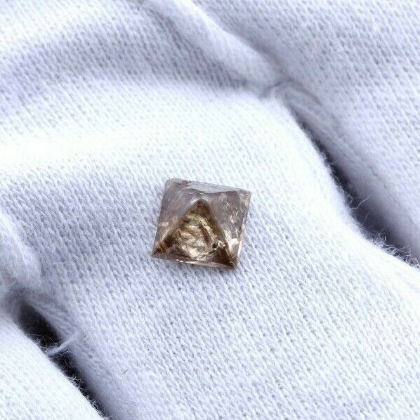 natural loose diamond native octahedron 1.07ct 5.86x5.86x3.96mm square new