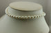 14k white gold 16 inch round white cultured pearl 7-7.5mm strand necklace NEW