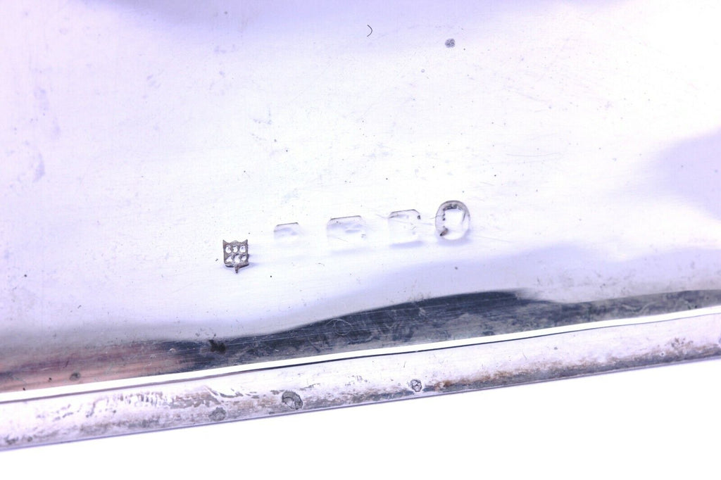 silver cigarette case pocket 86.39g UK British hallmarks vintage estate SLIPWAY