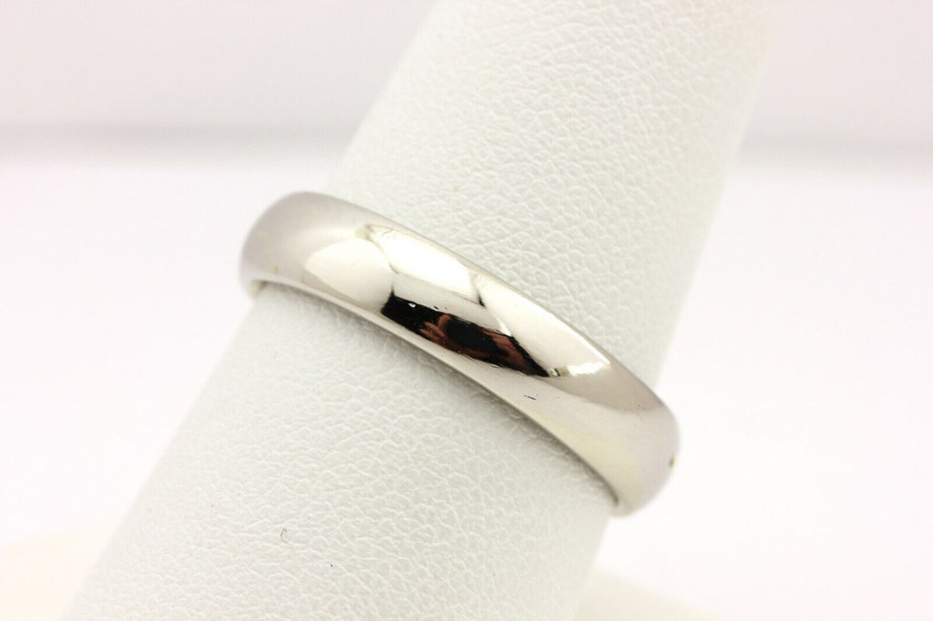 950 platinum wedding band ring size 9 4.5mm estate 9.15g 2mm depth