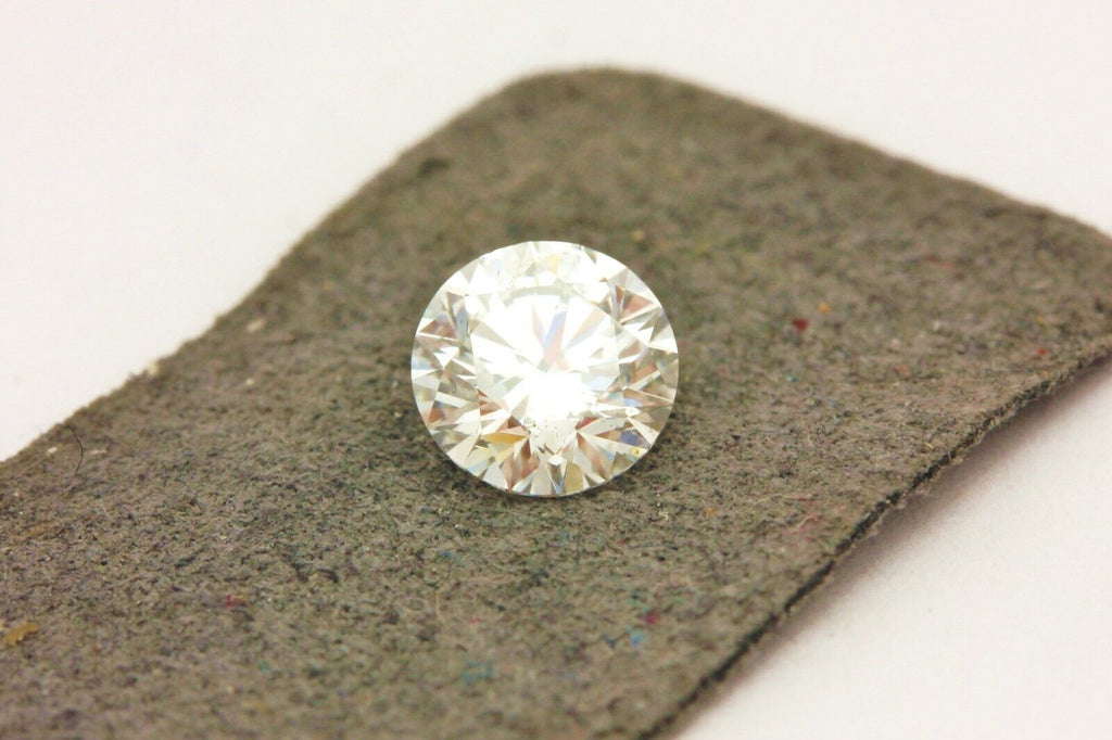 GIA natural diamond 1.00ct F SI2 round 6.34-6.37x3.98mm triple excellent new