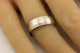 14k white gold 7mm Men's wedding band size 10 satin center polish edge ring NEW