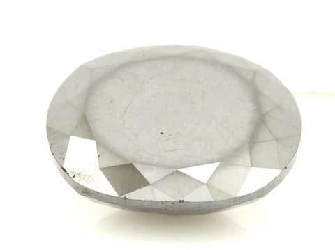 Black diamond irradiated 11.79 ct 15.28 x 12.74 x 7.40 mm loose oval mix NEW