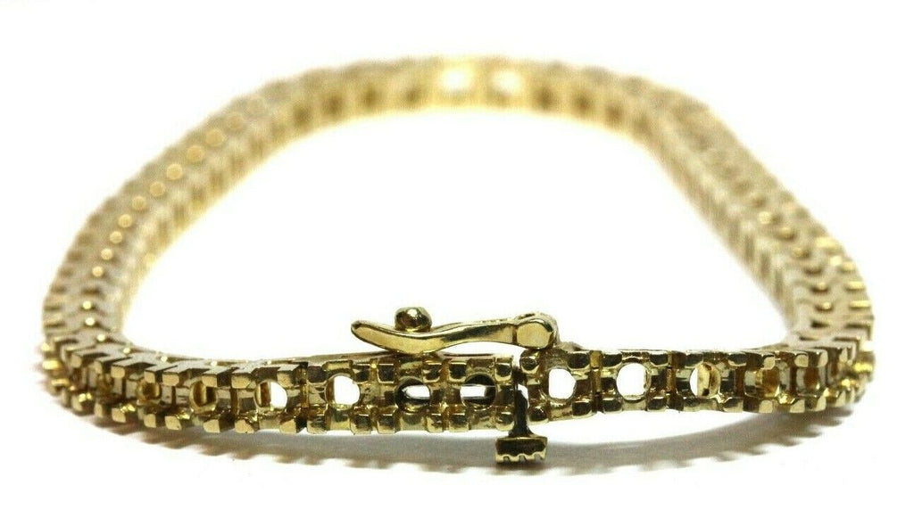 14k yellow gold 7 inch 2.35mm bracelet mount setting 52 2.75mm rounds new 15.68g