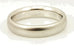 14k white gold Men's 5mm size 10 satin finish domed wedding band ring 8.16g NEW