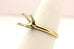 14k yellow gold 2ct round solitaire engagement ring setting size 6.5 2.4g new