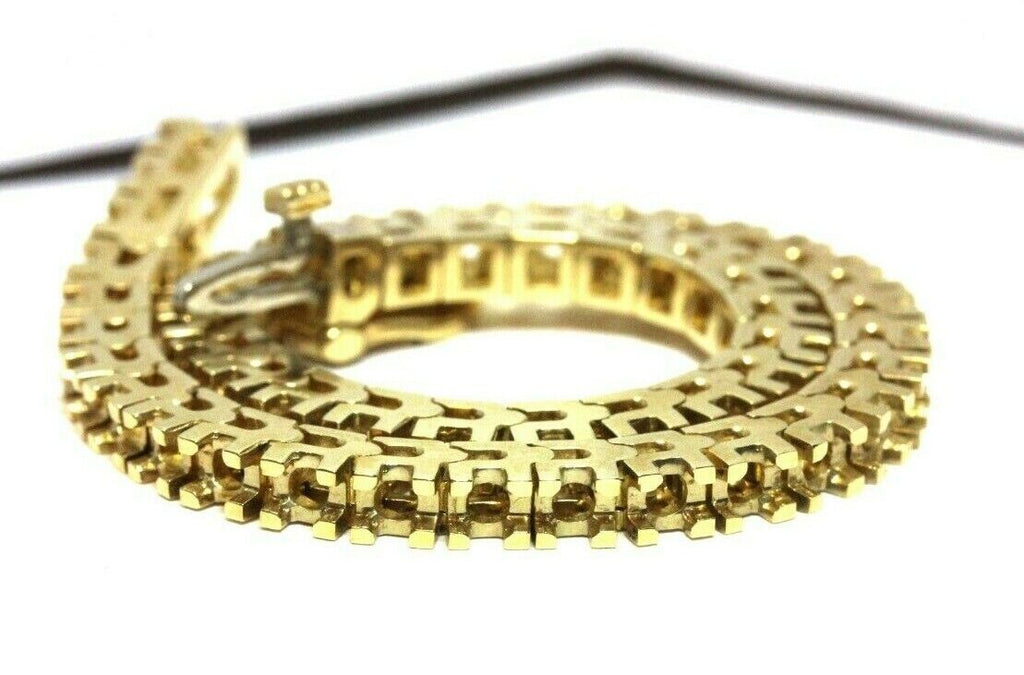 14k yellow gold 7 inch 2.35mm bracelet mount setting 52 2.75mm rounds new 15.68g