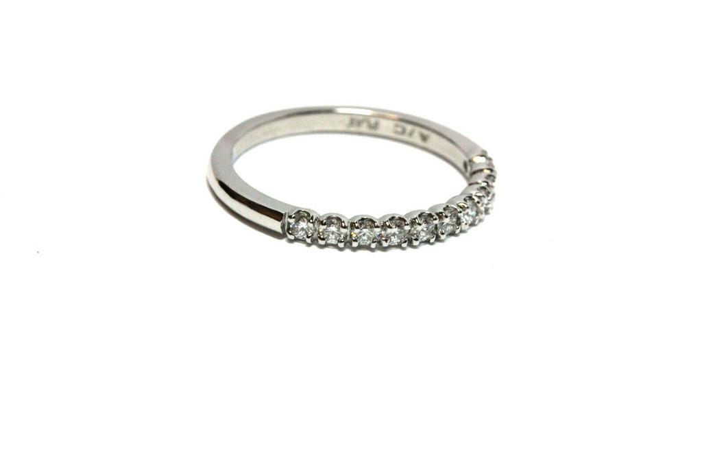 platinum diamond wedding band size 7 0.28ctw ring 3.1g new