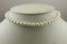 14k white gold 16 inch round white cultured pearl 7-7.5mm strand necklace NEW