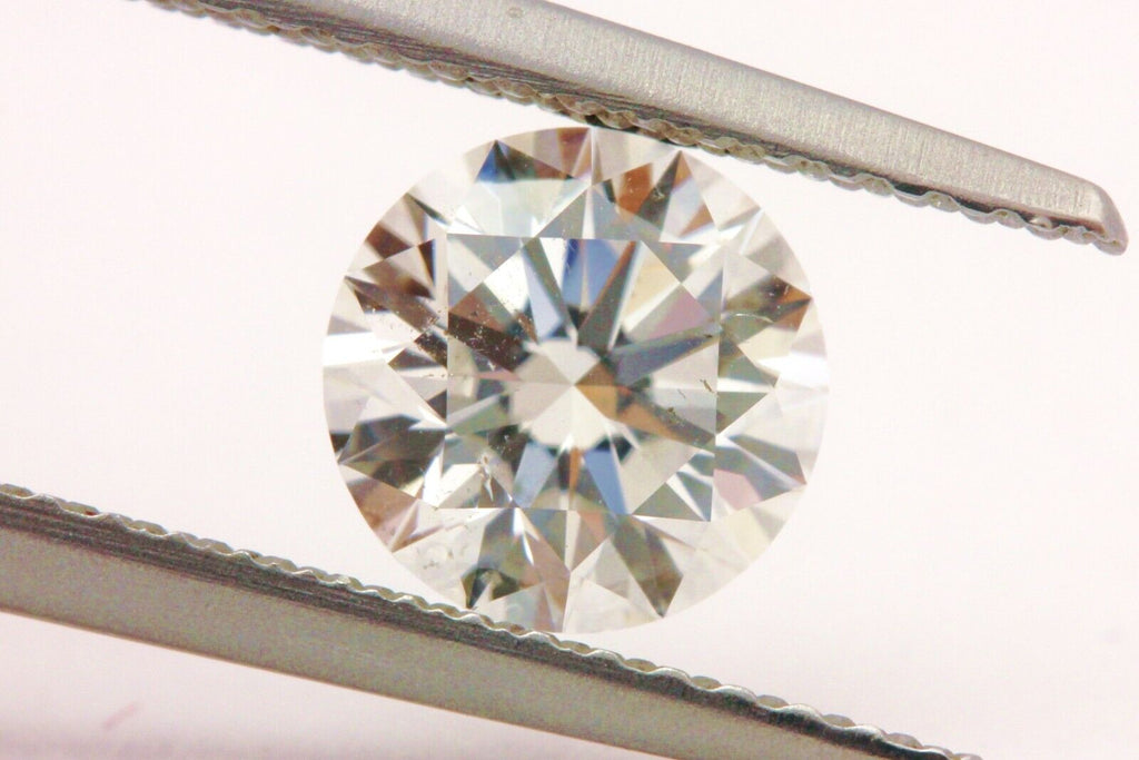 GIA natural diamond 1.00ct F SI2 round 6.34-6.37x3.98mm triple excellent new