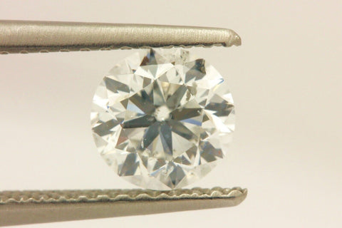 natural diamond loose round brilliant cut 0.90 carat E SI2 EGLUSA 6mm new