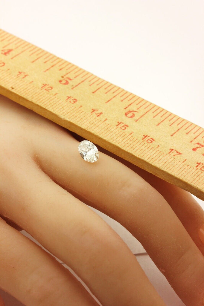 GIA natural diamond oval brilliant 1.00ct F SI2 7.96x5.52x3.45mm new loose