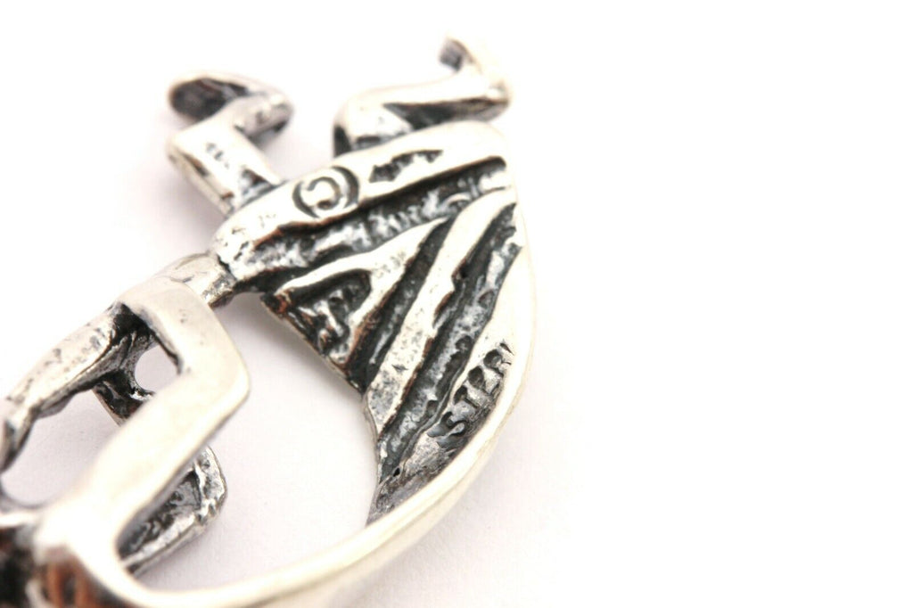 sterling silver Kolopelli pendant charm 1.25 inch 3.99g estate vintage