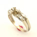 14kw gold marquise diamond bridal set engagement ring semimount wedding band