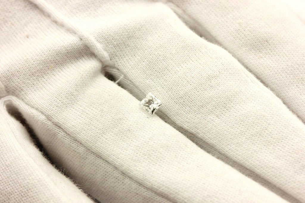 GIA princess cut diamond 0.38ct Ecolor VS1 4.16x3.87x2.91mm estate loose natural