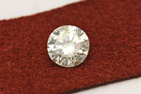 natural diamond 1.01ct round brilliant KL I2 6.27-6.40x3.84mm estate loose