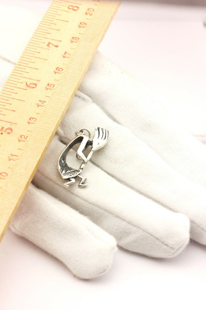 sterling silver Kolopelli pendant charm 1.25 inch 3.99g estate vintage