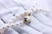 Akoya pearl strand necklace 8mm 18 inch round white 7.5-8m 14k gold clasp estate