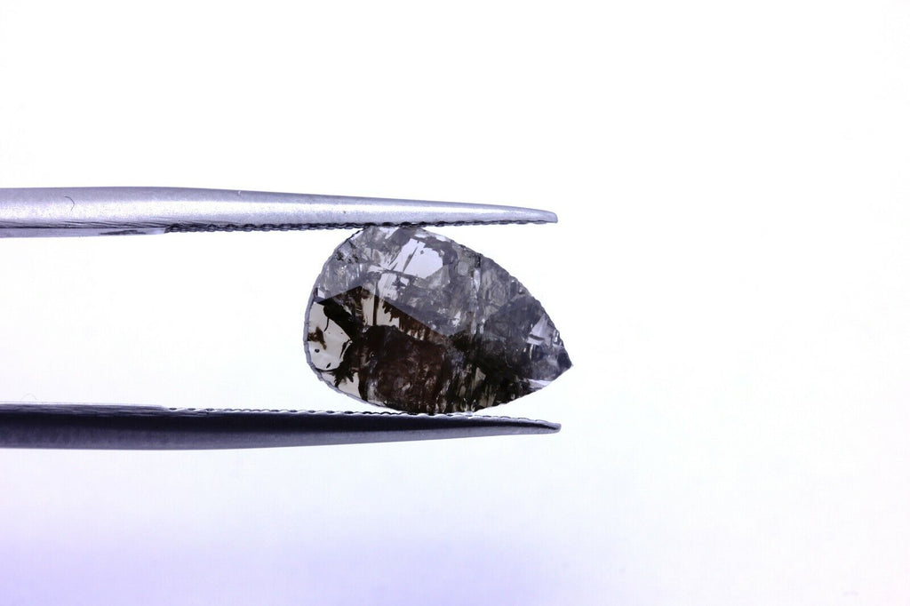 loose natural diamond gray and brown pear shape 1.67ct 12.70x8.60x1.42mm new gem