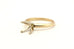 14k yellow gold 7mm round engagement ring solitaire setting 2.35g size 6.5 2.5mm