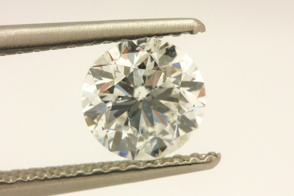 natural diamond loose round brilliant cut 0.90 carat E SI2 EGLUSA 6mm new