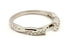 platinum 0.13ctw round diamond engagement ring setting no head 3.78g size 6 new