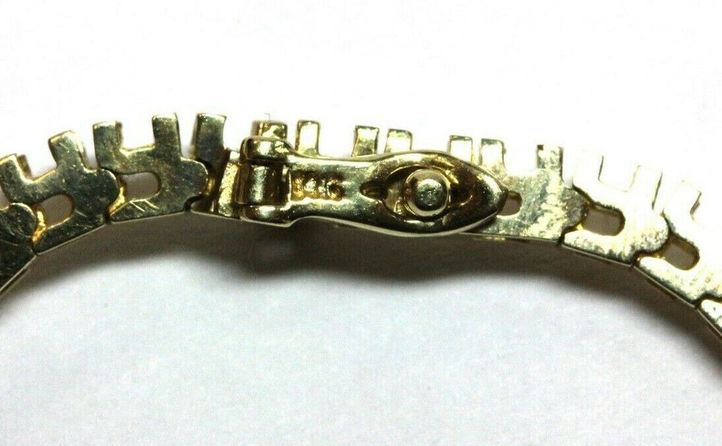 14k yellow gold 7 inch 2.35mm bracelet mount setting 52 2.75mm rounds new 15.68g