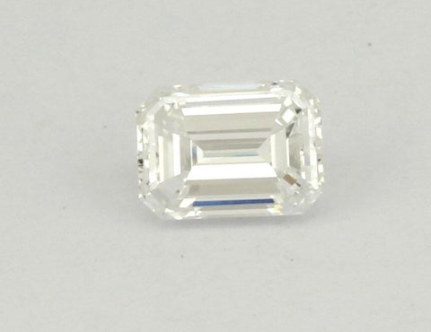 GIA Certified Diamond Emerald Cut 0.54 carat D VVS2 5.37 x 3.90 x 2.78 mm loose