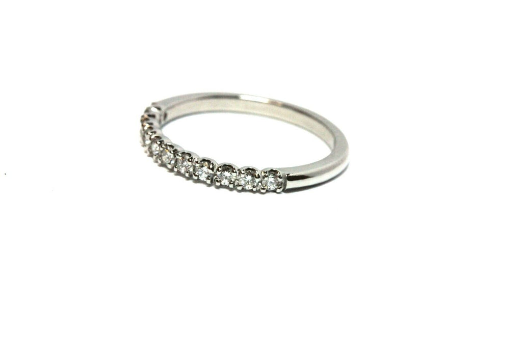 platinum diamond wedding band size 7 0.28ctw ring 3.1g new