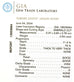GIA Certified Diamond Emerald Cut 0.54 carat D VVS2 5.37 x 3.90 x 2.78 mm loose
