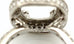 Platinum 10x8mm cushion halo 1ctw diamond engagement ring semi mount sz 5 NEW