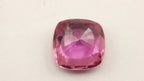 1 cushion shaped purplish-pink sapphire 2.55ct Madagascar 7.95x7.81x4.42mm