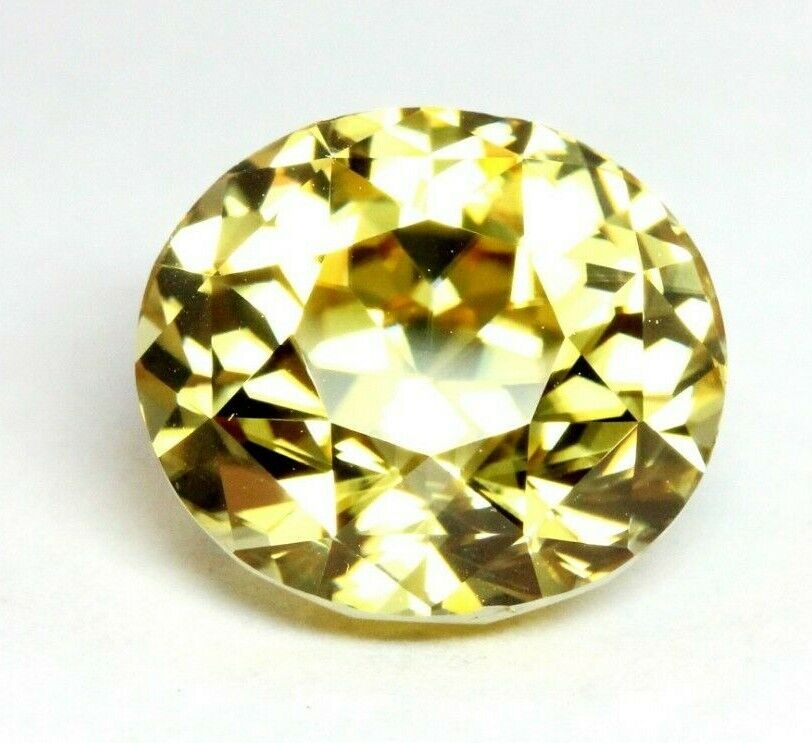 yellow zircon 21.05ct oval 14.55x13.05x11.20mm loose natural gemstone new bright