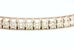 18k white gold 8ctw natural diamond eternity bangle bracelet 7.75 inch 29.7g