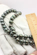 Tahitian saltwater round pearls 10-11mm 18 inch strand necklace new