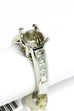 PLATINUM 2 CT ROUND DIAMOND PRINCESS CHANNEL ENGAGEMENT RING 18K GOLD SEMI MOUNT