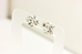 14k white gold GIA 1.62ctw natural diamond stud earrings screw back 1.2g
