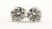 14k white gold 1.48ctw diamond stud earrings FG color I1 clarity 5.76x3.41mm 1gr